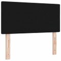 vidaXL Zadné čelo Čierny 80 cm Zamat