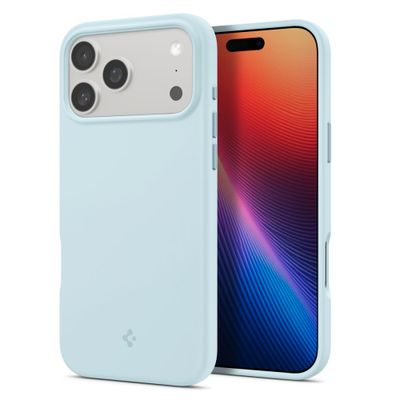 Spigen Silicone Fit Mag Magsafe case for iPhone 17 Pro Mute Blue