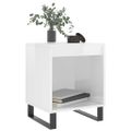 vidaXL Nočné stolíky 2 ks lesklé biele 40x35x50 cm kompozitné drevo