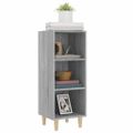 vidaXL Komoda sivý dub sonoma 34,5x32,5x90 cm spracované drevo