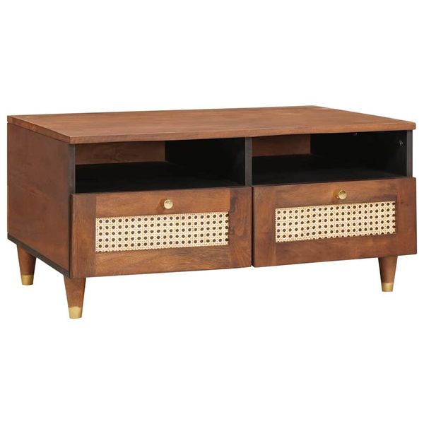 vidaXL Konferenčný stolík 80 x 54 x 40 cm Masívne mango drevo