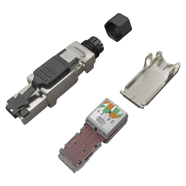 Konektor MPTL univerzálny RJ45 CAT5E STP samořezný SXRJ45-5E-STP-BK-SA