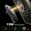 Držiak magnetický s rýchlonabíjačkou do auta Qi2 15W AMiO-04181