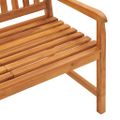 vidaXL 3-miestna záhradná lavička so stolíkom 150 cm tíkový masív