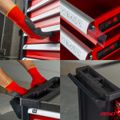 Dielenský vozík na náradie so sadou 258 kusov náradia 840 x 460 x 870 mm AMiO-04892
