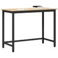 vidaXL stôl Sonoma dub 80 x 50 x 76,5 cm Inžinierske drevo a oceľ