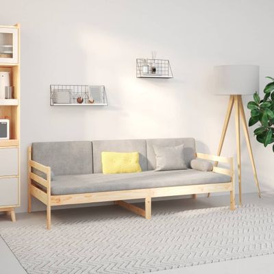 vidaXL Denná posteľ s matracom 80x200 cm masívna borovica