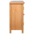 vidaXL Komoda s 3 zásuvkami 110x33,5x70 cm, dubový masív