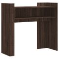 vidaXL Konzolový stolík hnedý dub 100x35x90 cm kompozitné drevo