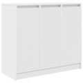 vidaXL Komoda biela 85x34x76 cm kompozitné drevo