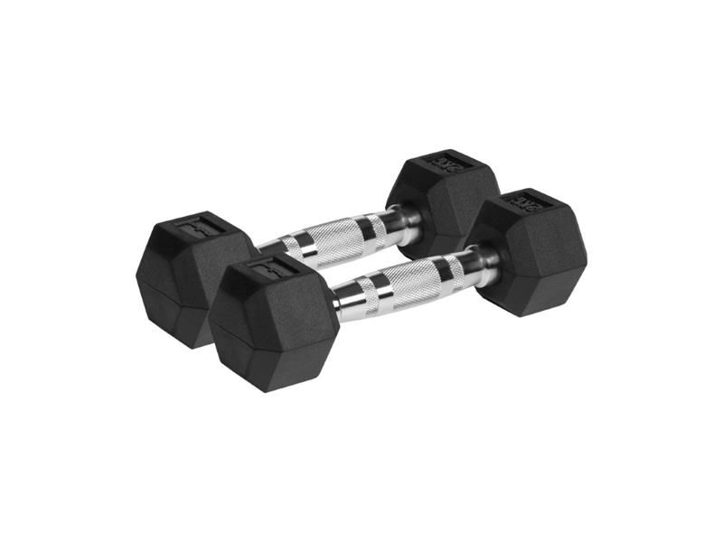 Sada liatinových činiek HEX REBEL RBA-2325-02 2x2kg