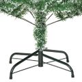 vidaXL Umelý vianočný stromček, zasnežený, zelený 120 cm