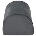 vidaXL Podložka na nohy 42 x 18 x 13 cm Pevný PU pena Sivá