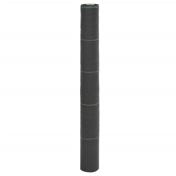 vidaXL Membrána proti burine čierna 1x25 m PP