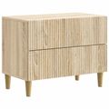 vidaXL Nočný stolík Dub sonoma 62 x 34,5 x 48 cm Kompozitné drevo