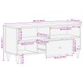 vidaXL TV skrinka 100x33x46 cm, mangový masív