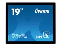LED monitor - 19" - open frame - dotykový displej - 1280 x 1024 - IPS - 350 cd/m² - 1000:1 - 14 ms - HDMI, VGA, DisplayPort - čierna