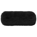 vidaXL Poťah na podložku 6 pcs HEERLEN Čierna Ø 15 x 40 cm PV fleece