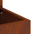 vidaXL Záhradná clona na súkromie Rezací Hrdzavý 32 x 32 x 150 cm