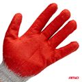 Rukavice bavlneno-polyesterové potiahnuté latexom - vampýrky, 10 párov, veľkosť 9 – AMiO-04630