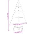 vidaXL Drevený vianočný stromček na dekoráciu 70 cm drevený masív