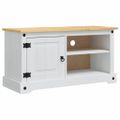 vidaXL TV skrinka CORONA 100 x 40 x 52 cm Biela