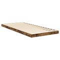 vidaXL Posteľový rám Dymová dub 75 x 190 cm Kompozitné drevo