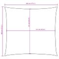 vidaXL Tieniaca plachta, oxford, štvorcová 4,5x4,5 m, antracitová