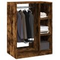 vidaXL Šatník dymový dub 77x48x102 cm kompozitné drevo