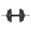 vidaXL Súprava závaží a tyčí barbell a dumbbell, 120 kg