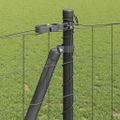 vidaXL Euro plot s betónovým podstavcom 25 x 1,2 m PVC potiahnutá oceľ