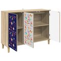 vidaXL Servírovacia skriňa MAINZ Sonoma 102 x 33 x 75 cm