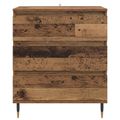 vidaXL Servírovacia skriňa Staré drevo 60 x 35 x 70 cm