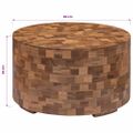 vidaXL Konferenčný stolík 60x60x35 cm masívne teakové drevo