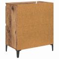 vidaXL Komody 2 ks Staré drevo 60 x 35 x 70 cm Kompozitné drevo