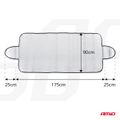 Clona univerz&aacute;lna strieborn&aacute; ZIMA/LETO - 175x90cm AMiO-01390