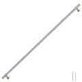 vidaXL Rukoväte na skrinku 5 ks strieborné 480 mm nehrdzavejúca oceľ