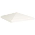vidaXL Strieška na altánok 310 g/m², 3x3 m, krémovo biela