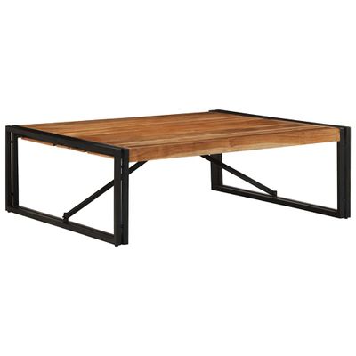 VidaXL Konferenčný stolík 100x100x35 cm Masívne drevo Akácia