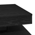 VidaXL Konferenčný stolík otočný o 360 stupňov čierny 70x70x34,5 cm