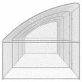 vidaXL Psí kennel 4 ks Strieborná 8 x 2 x 2 m Pozinkovaná oceľ