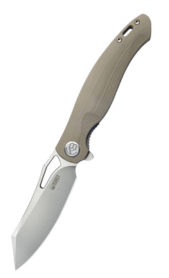 Kubey KB239J Drake vreckový nôž 9,5 cm, hnedá Tan, G10