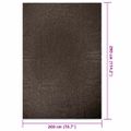 vidaXL Koberec ZIZUR 200x290 cm, jutový vzhľad, interiér a exteriér