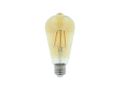 TESLA CB274224-1 – LED cone bulb vintage žiarovka E27, 4,2W, 380 lm, 2400K, teplá biela, zlatá