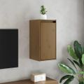 vidaXL Nástenné skrinky 2 ks medovohnedé 30x30x60 cm masívna borovica