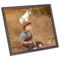 vidaXL Fotorámiky na stôl, koláž 3 ks, čierne 20x25 cm, MDF