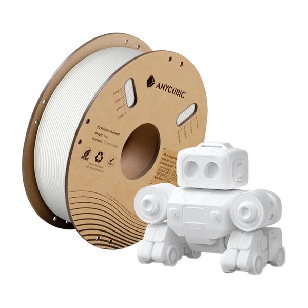Vysokorýchlostné vlákno PLA Anycubic 1 KG (biele)