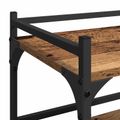 vidaXL Kuchynský vozík Staré drevo 50 x 35 x 75.5 cm Kompozitné drevo