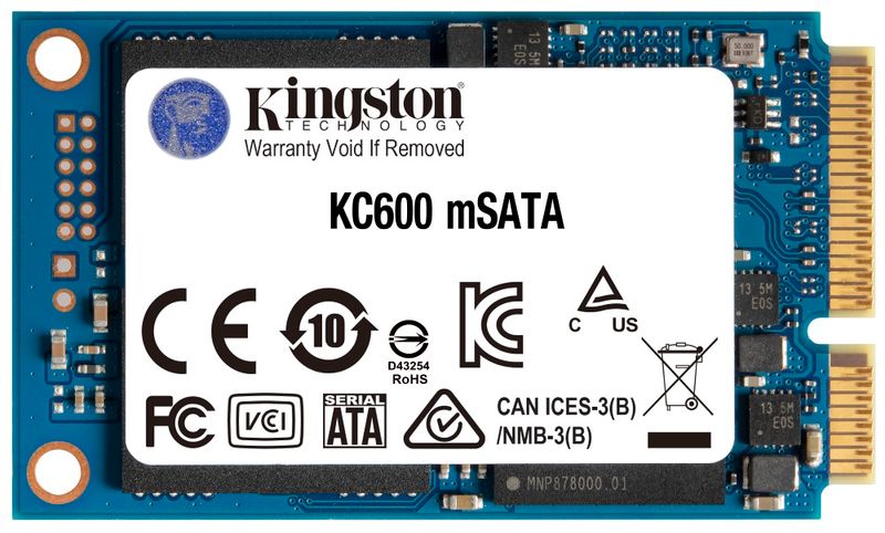 Kingston KC600/256GB/SSD/mSATA/5R SSD disk, interný, 256GB, mSATA, SATA III, 6Gb/s