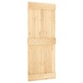 vidaXL Posuvné dvere Prírodná a biela 85 x 210 cm